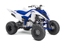 New 2017 YAMAHA RAPTOR 700R TEAM YAMAHA BLUE / WHITE All Hail! – The Raptor 700R continues its reign as the King of big‑bore sport ATVs with class‑leading performance, styling and comfort.